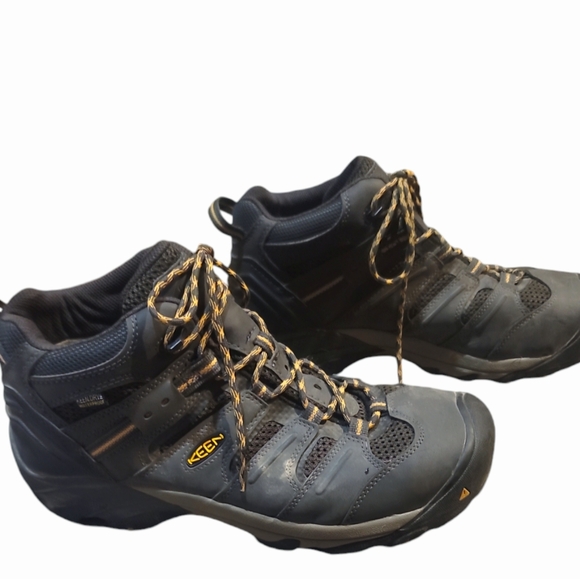 KEEN Men’s Lansing Mid Waterproof Steel Toe Work Boots SIZE 13D - Picture 3 of 7